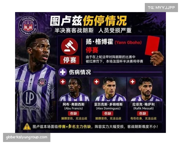 图卢兹历史交锋劣势：近10次对阵朗斯1胜1平8负